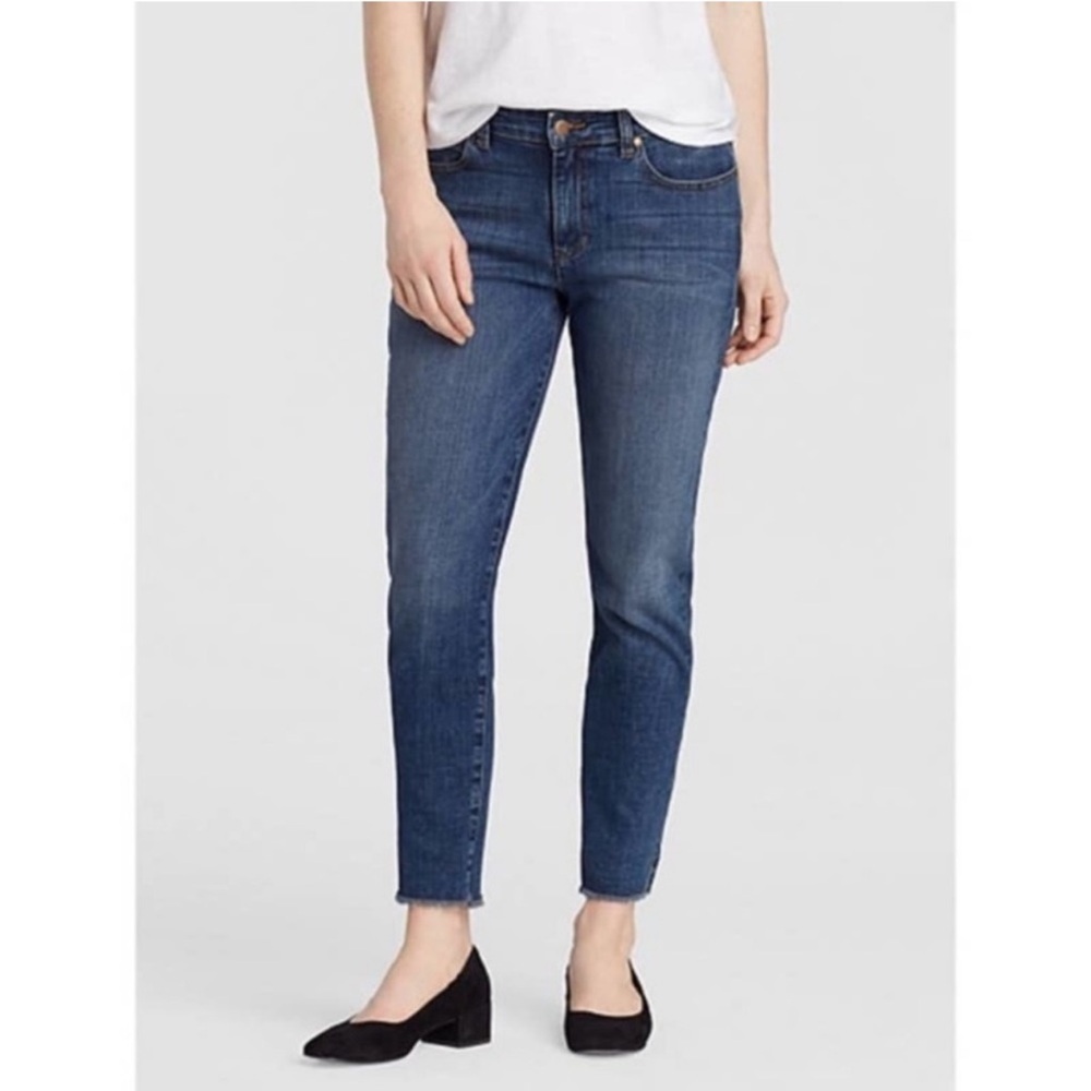 Eileen Fisher Stretch Ankle Cropped Jeans Size 2